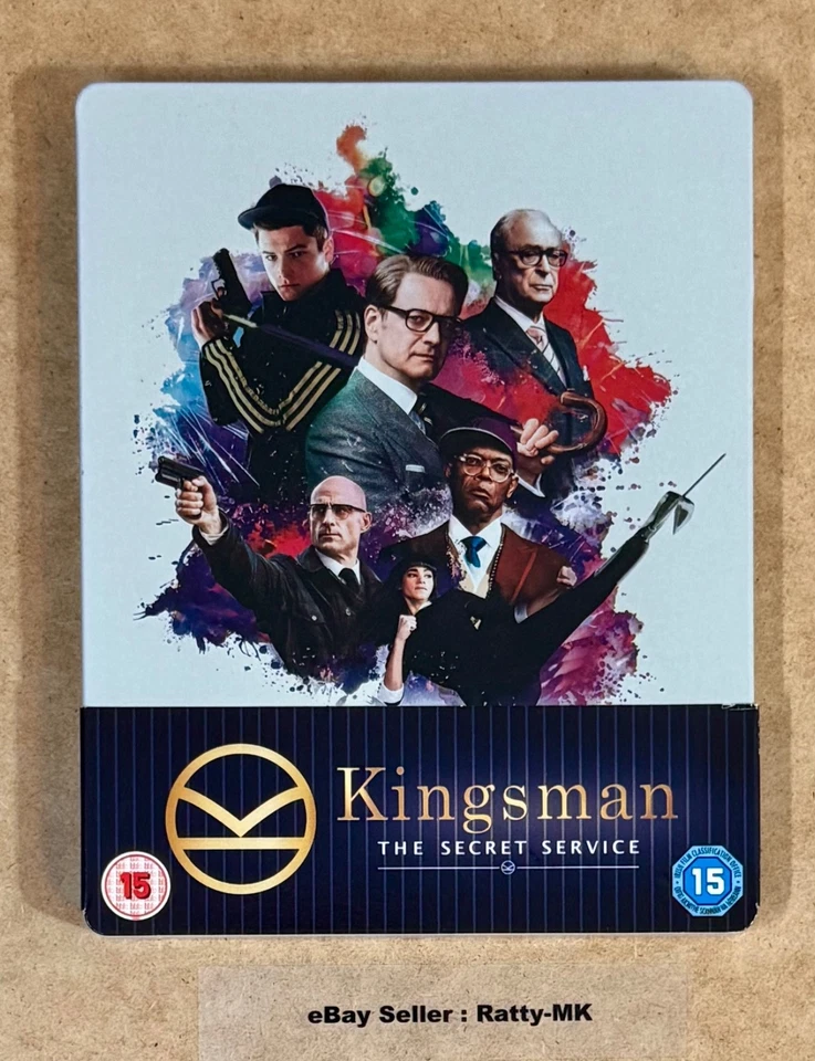 KINGSMAN COLLECTION - UK EXCLUSIVE BLU RAY STEELBOOK (READ DESCRIPTION) - Image 2 of 4