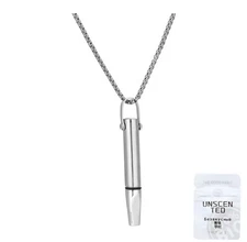 New Breathing Necklace with Filter Cotton Quitting Smoking Meditation Pendant