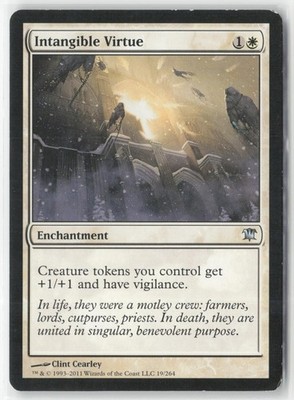 Intangible Virtue 19 Uncommon Innistrad Magic: The Gathering Near Mint