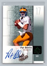 2011 SP Authentic #19 Pat Devlin Autographs