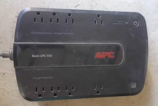 APC BACK-UPS 550 MODEL BE550G 120V 12A 60HZ Computer Electrical Battery Backup