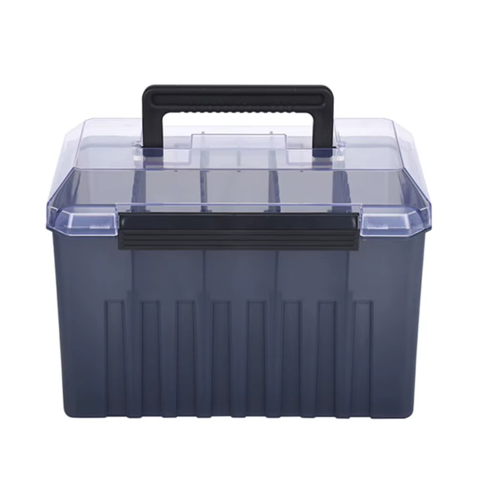 24 Grids Plastic Fishing Box Squid Jig Container Webfoot Octopus Egi ...