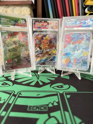 Treecko Torchic Mudkip Gen 3 First Partners Sequential Ace 10 Set Pokemon