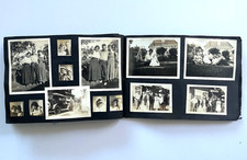 LOS ANGELES vintage photos album 1910s family painted leather CA VERY RARE