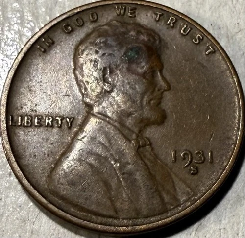 1931-S Lincoln Wheat Cent VF  #1886