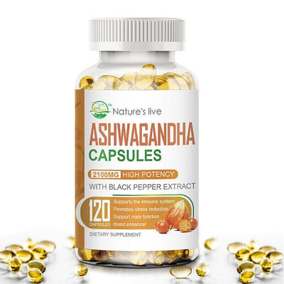 #ad #ad Ashwagandha KSM 66 2100mg Vegan Root Extract High Strength Capsules 120 Pills $12.83
