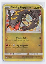 Shining Rayquaza 56/73 Shining Legends Shiny Holo Rare DMG