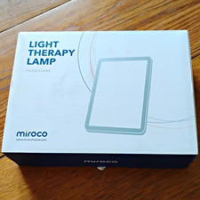 Miroco MI-CL008 Light Therapy Lamp Mood Support Adjustable 3 Settings White