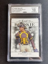 Ethan Salas 2023 Leaf Rookie Achievement RA26 CCG 10 RC