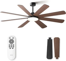 72 Inch Large Room Ceiling Fans with Lights and Remote Control, Extra Large Ceil