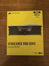 CORSAIR Vengeance RGB 32GB (2 x 16GB) 288-Pin PC RAM DDR5 6400