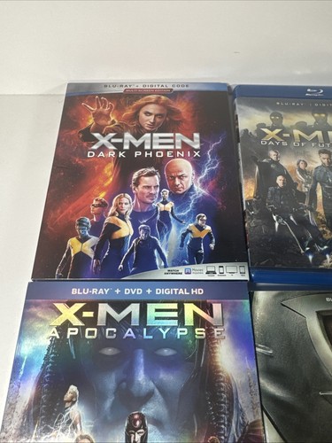 X-Men 4 Movie Collection First Class, Days Of Future Past, Apocalypse, Phoenix - Picture 5 of 11