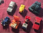 GOBOTS TRANSFORMERS ZYBOTS 7 FIGURE LOT BANDAI REMCO VINTAGE ORIGINAL