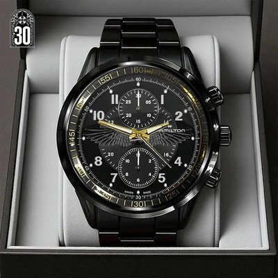 Resident Evil Requiem Black Stainless Steel Watch The Move Gaming Fan Gift