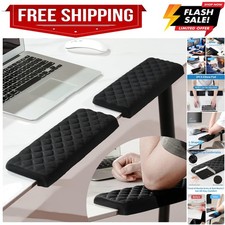 L-Shaped Desk Elbow Pad for Desk, Memory Foam Elbow Support Padding with Non-...
