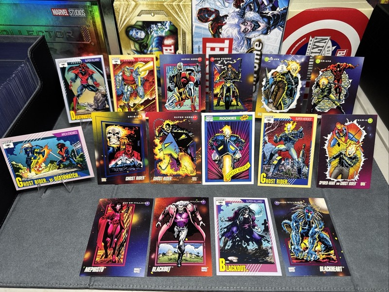 GHOST RIDER CARD LOT (16) -  MARVEL VINTAGE 1990, 1991, 1992 Impel
