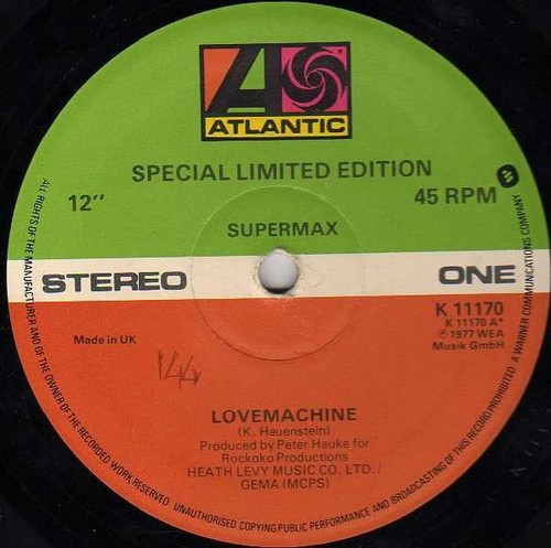 Supermax - Love Machine (12", Ltd) - Imagen 1 de 1
