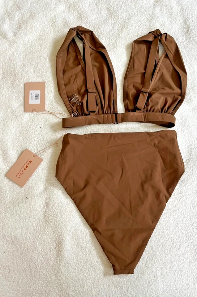 BUMPSUIT the Edie Swimsuit Chestnut Postpartum Size M - Image 3 of 4