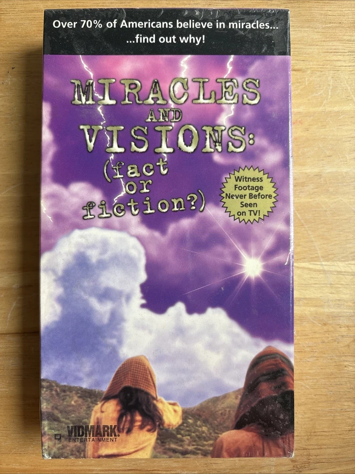 Miracles and Visions: (Fact or Fiction?) VHS CULT ALIENS Vidmark SEALED - Image 2 of 4