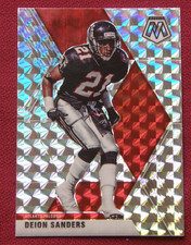 2020 Panini Mosaic Silver Prizm #18 - Deion Sanders - Atlanta Falcons