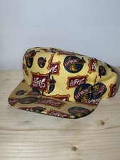 Vintage Schlitz Beer SnapBack Trucker Hat Size 7 1/4- 7 3/8 Rare All Over Print
