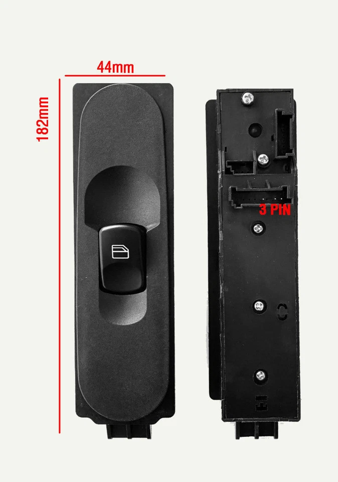 Dodge Sprinter 906 consola eléctrica interruptor ventana pasajero derecho 2007 2017 Foto 2 de 4