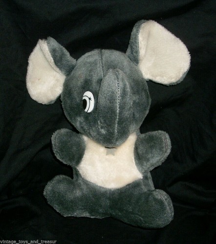stuffed white elephant toy