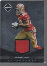 VERNON DAVIS 2011 PANINI LIMITED JERSEY #84   /99
