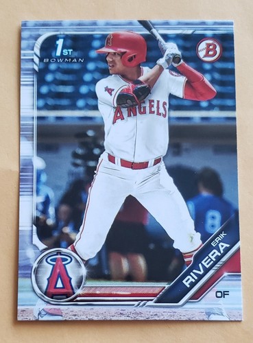 2019 Bowman Draft #BD77 Erik Rivera