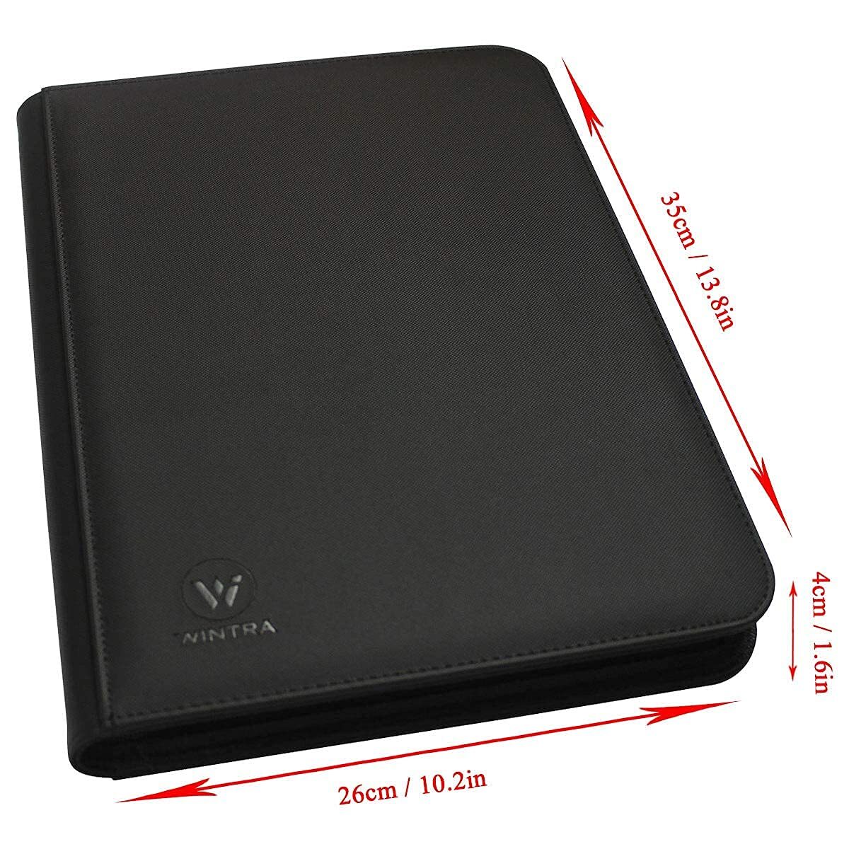 WINTRA Premium 360 Pockets Black Zippered Playing Card Binder - Sturdy  Tradin... | eBay