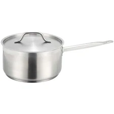 Winware Stainless Steel 6 Quart Sauce Pan with Cover