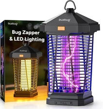LED Bug Zapper Outdoor and Lighting, 10 Years Lifespan Lamp, IPX4 Waterproof