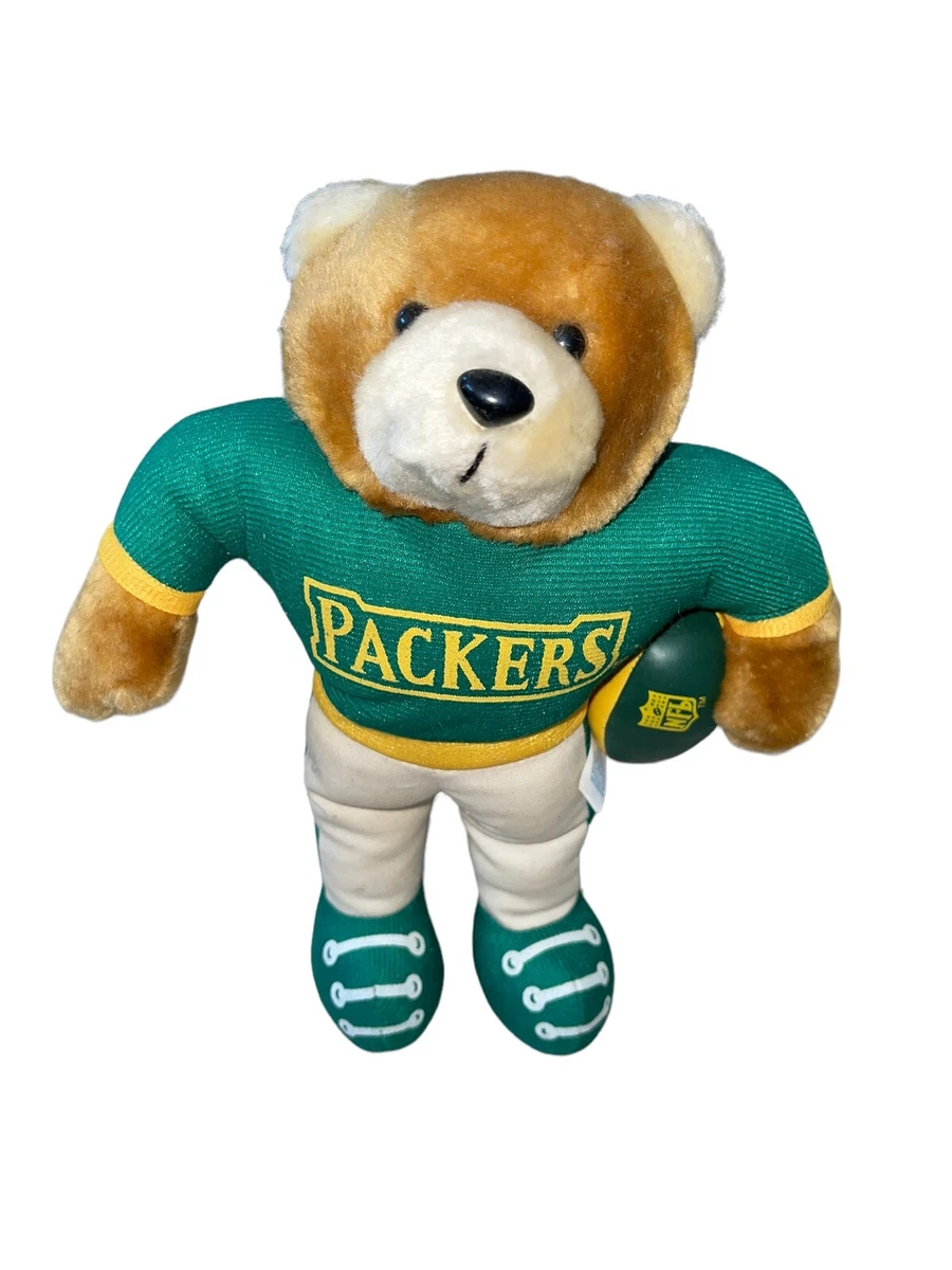 Vtg Green Bay Packers Sports Stuff Plush Bear 1992 New With Tags Vintage NFL