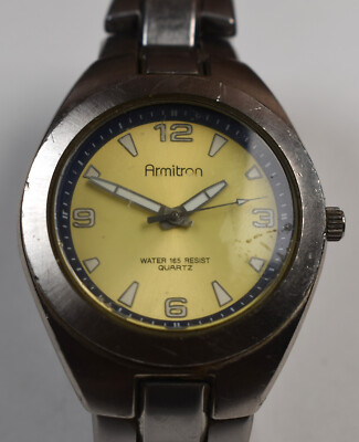 Armitron AL21E 165 Ft Water Resistant Stainless Steel Quartz Watch