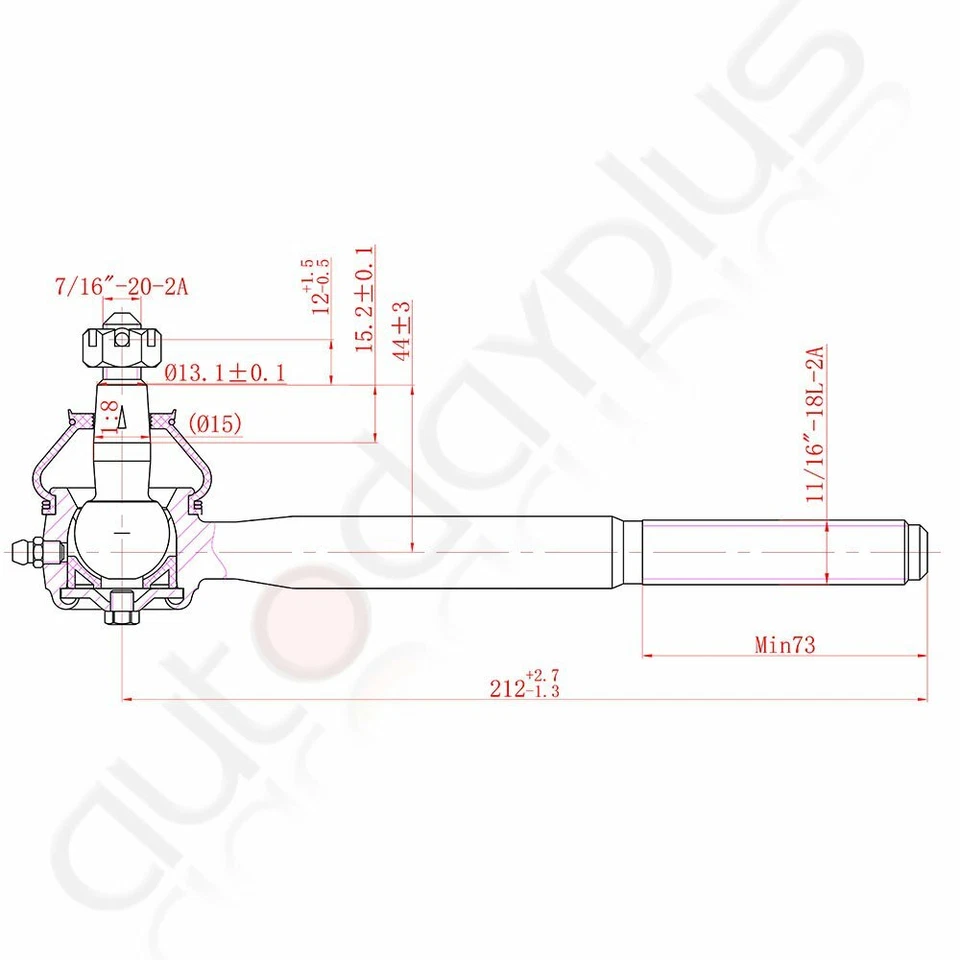 2WD Steering 10pc Front Center Link Tie Rods Sway Bar for 96-03 GMC Sonoma Jimmy Foto 3 de 4