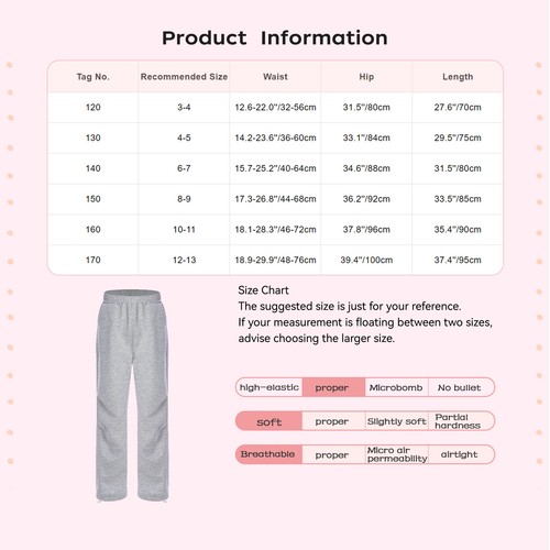 Unisex Kids Trousers Gym Sweatpants Jogger Pants Jogging Waistband Performance - Picture 6 of 32