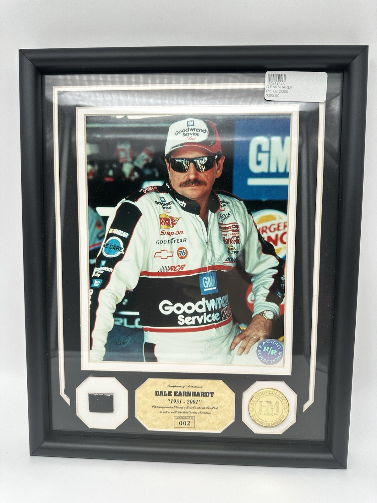 Dale Earnhardt “19512001” 2/200 Used Car Part Highland Mint Limited