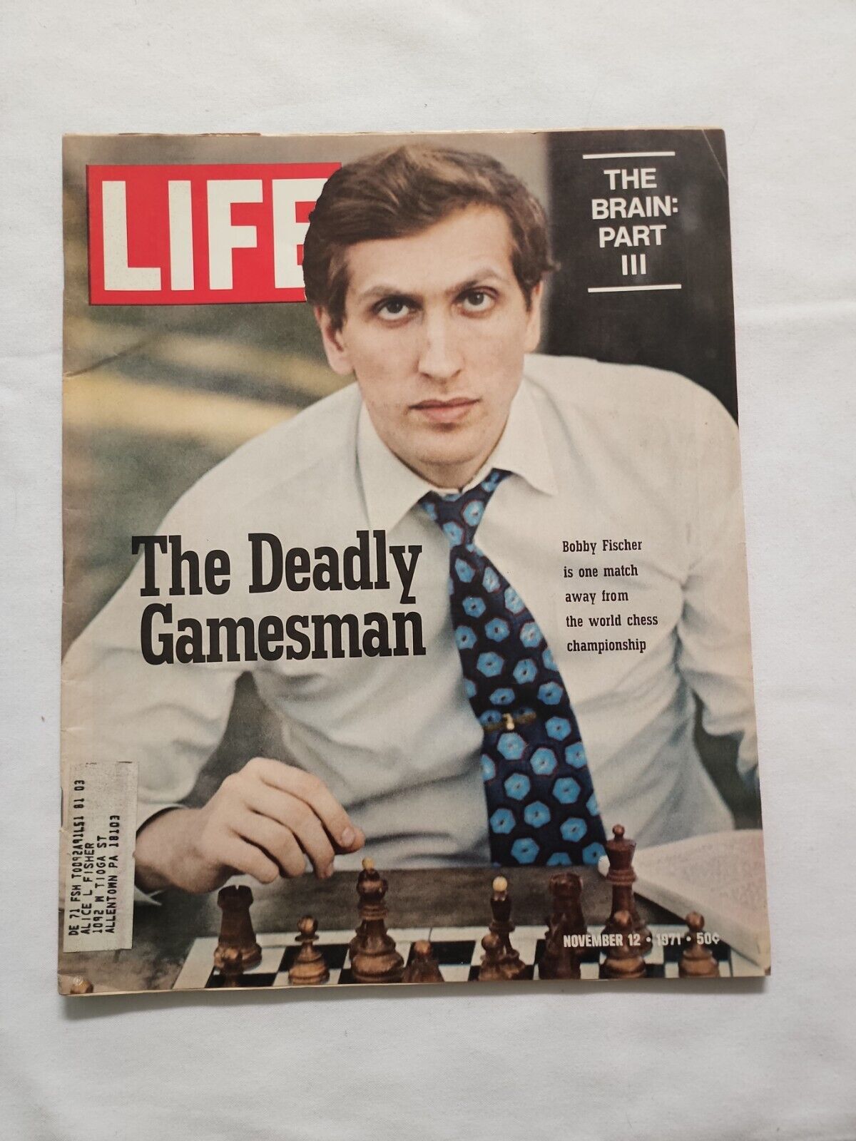 Bobby Fischer Biography - Plus Animated Games