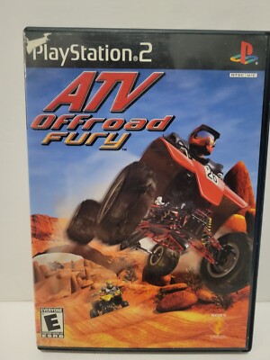 ATV Offroad Fury (Sony PlayStation 2, 2001) Case cracked