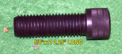 ALLEN SOCKET HEAD CAP SCREW BLACK OXIDE 5/8 x11 2.25  LONG mqt