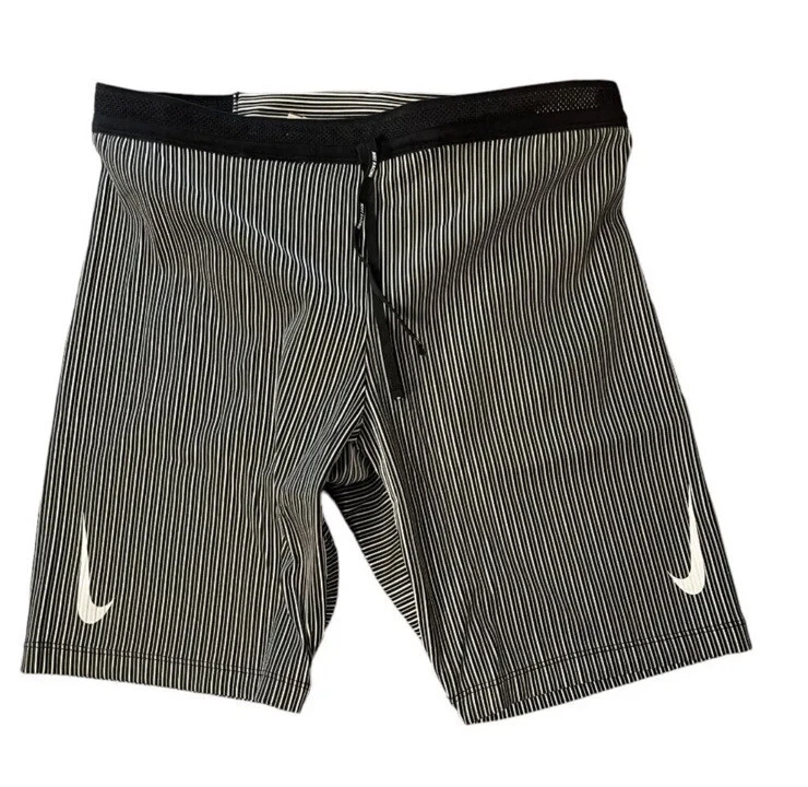 Nike Aeroswift Shorts Men s Half Tights Size X Large Black White DM4622 015
