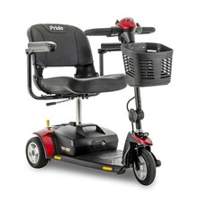 Pride Go-Go Elite Traveller Mobility Scooter 3-Wheel - 18AH Battery-1 Year Labor