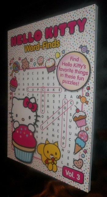 2 Hello Kitty Word-finds Volume 3-4 81 Word Search Puzzles per Book for ...