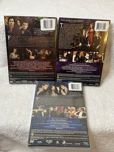 The Vampire Diaries Season 1-3 DVD Ian Somerhalder Nina Dobrev New - Picture 2 of 4