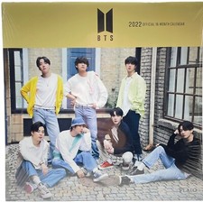 New 2022 Wall Calendar BTS OFFICIAL Boy Band 12x12 16 Months Free Shipping