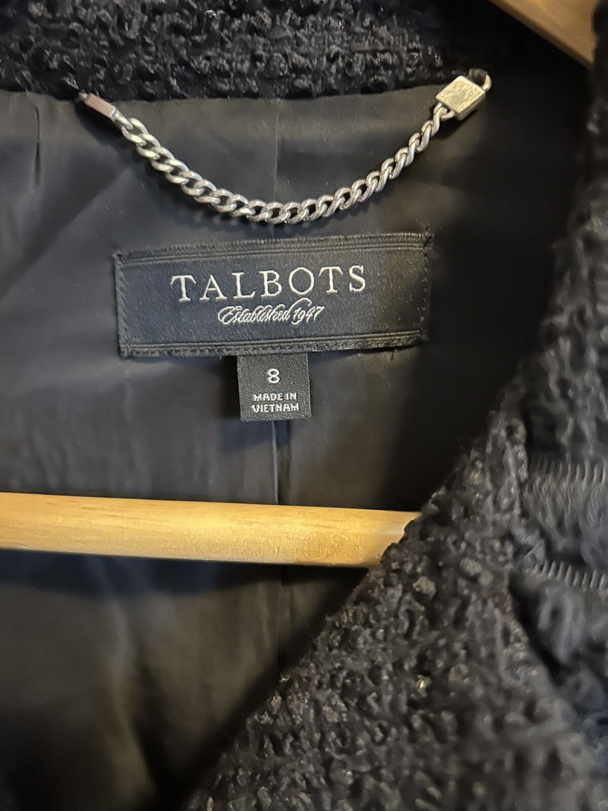 Talbot Black Blazer (missing 1 Button) - image 4