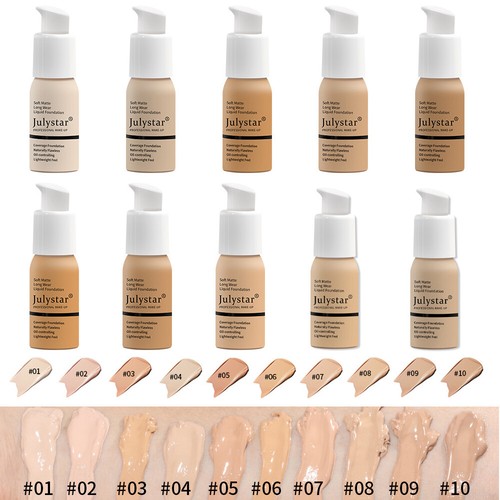 Foundation Makeup Full Coverage Liquid Base Brighten Long Lasting Shade Matteš„ - Picture 10 of 34