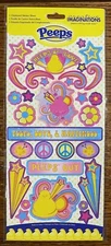 Creative Imaginations ~Peace~Chipboard Chicks Shapes Peeps Out Love Easter Stars