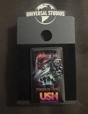 Universal Studios Hollywood HHN 2024 Pass Member Murder of Crows Pin  NEW!