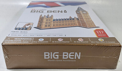 CUBICFUN 3D PUZZLE MC087H BIG BEN 117 Pcs 18.5
